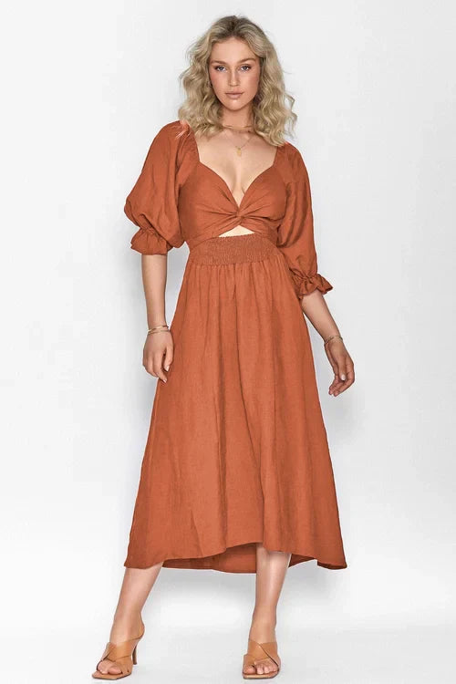 EVERLEIGH - VESTIDO ELEGANTE DE FAROL