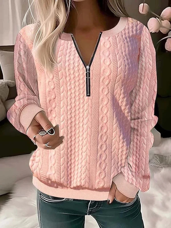 LAUREN - SUÉTER CASUAL CON CREMALLERA