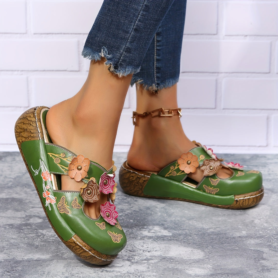 LARKIN - SANDALIAS MODERNAS DE CUÑA ANTIDESLIZANTES