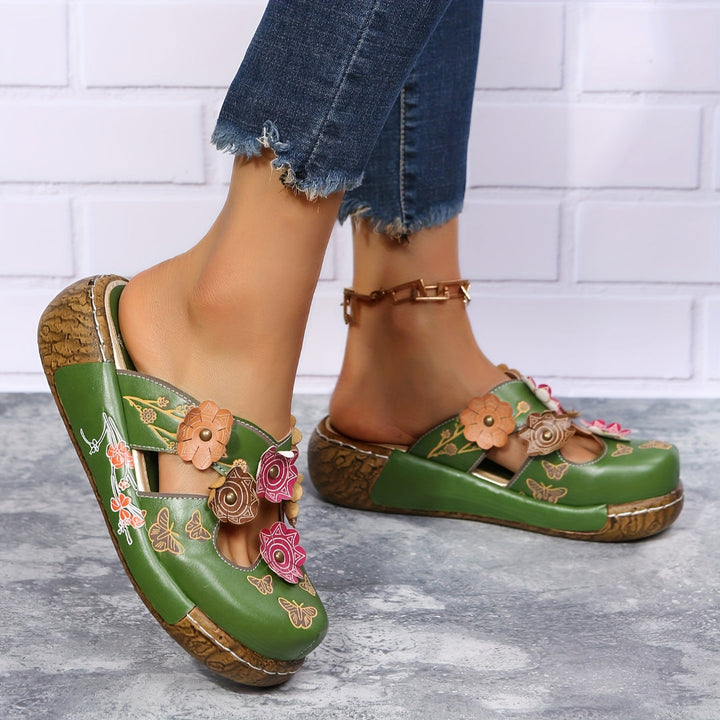 LARKIN - SANDALIAS MODERNAS DE CUÑA ANTIDESLIZANTES