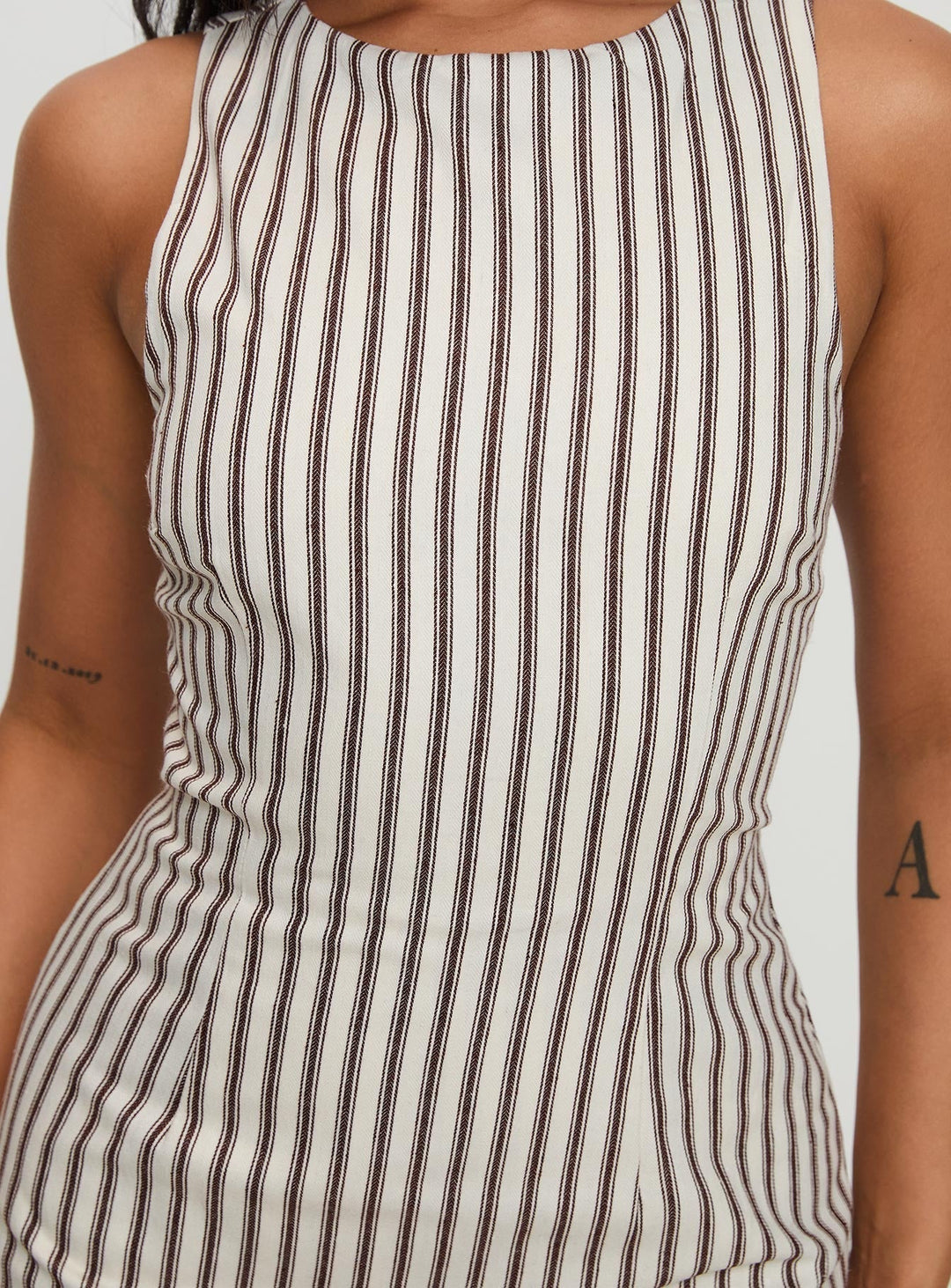 YVETTE - VESTIDO MINI A RAYAS CHIC