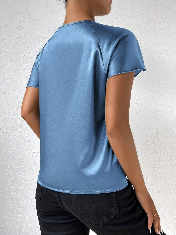 LEASA - BLUSA CON ACENTO MODERNO EN EL HOMBRO