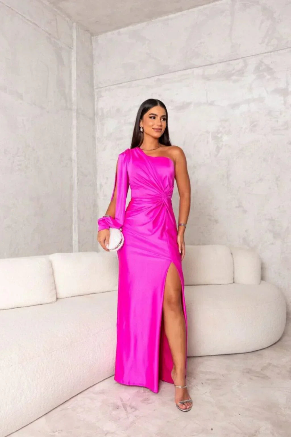 Alison - Vestido Maxi Elegante con Abertura