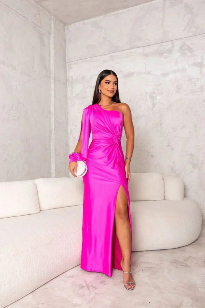 Alison - Vestido Maxi Elegante con Abertura