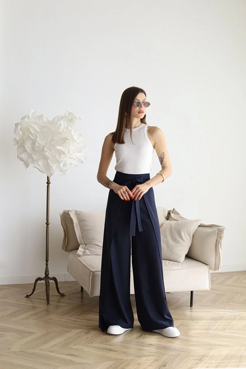 KRISTY - PANTALONES DE LINO SUAVES