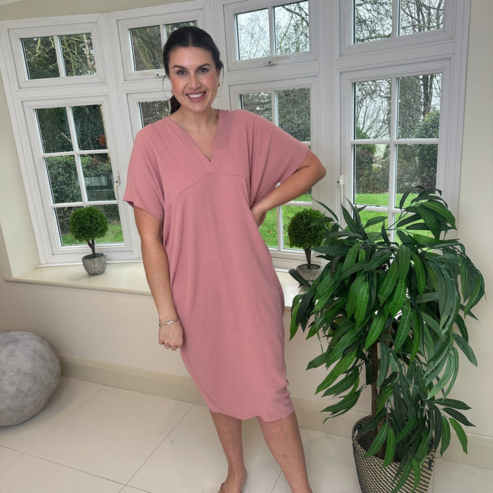 TANYA - VESTIDO MAXI CON ESCOTE EN V