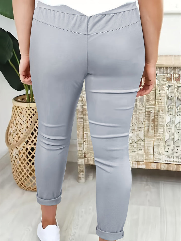 JAMIE - PANTALONES RELAJADOS CON CORDÓN