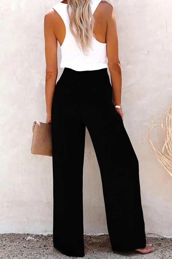 CECILIA - PANTALONES RELAJADOS DE CINTURA ALTA