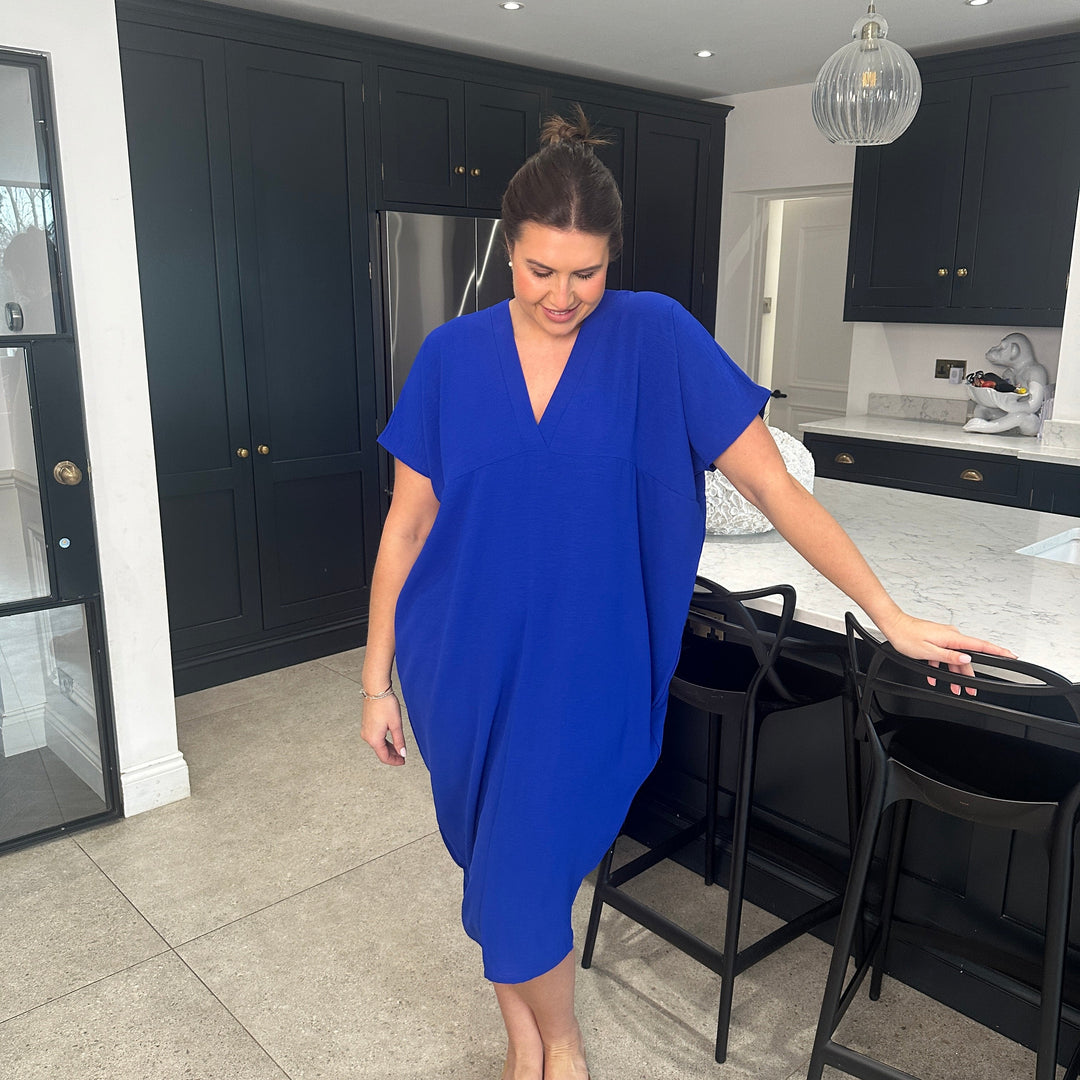 TANYA - VESTIDO MAXI CON ESCOTE EN V