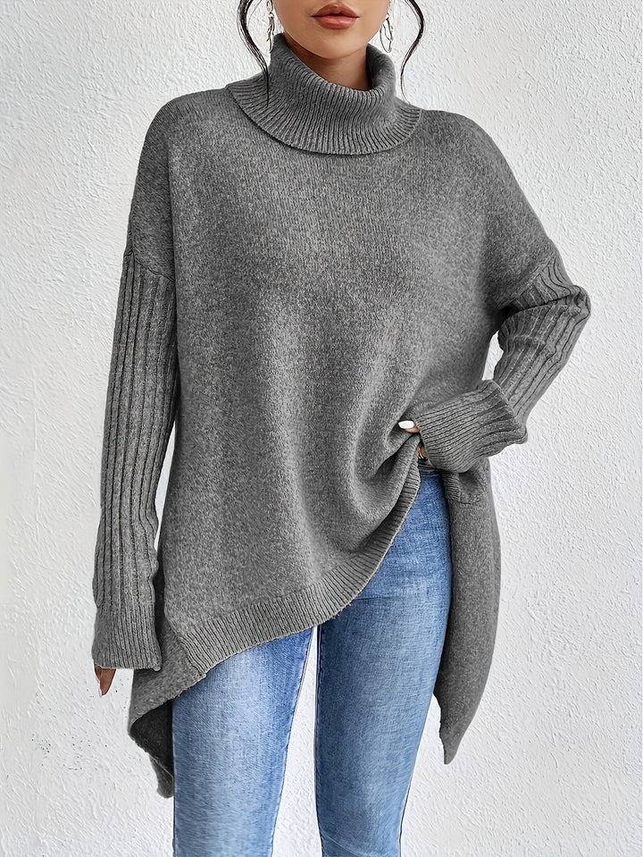 Isla | Suéter Oversized de Cuello Alto