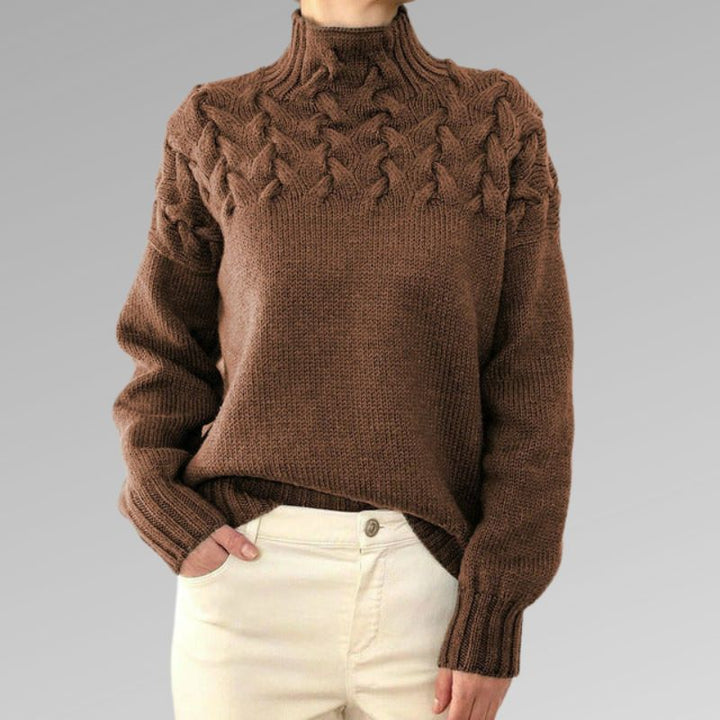 Madison™ - Suéter Elegante de Cuello Alto