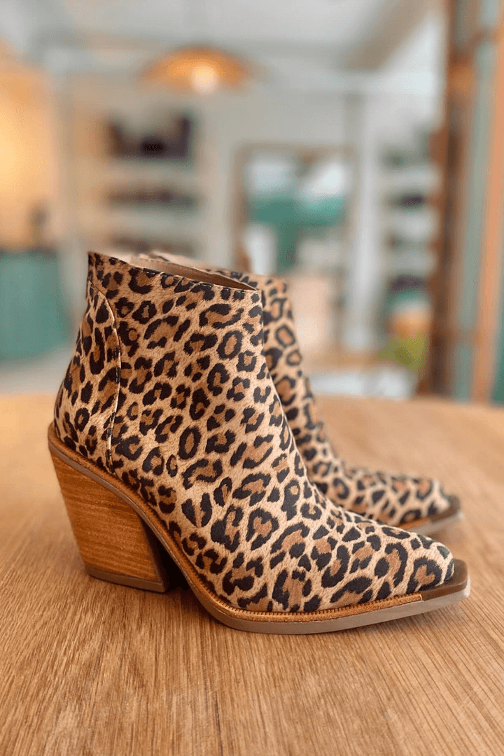 Lila® | Botines con Estampado de Leopardo
