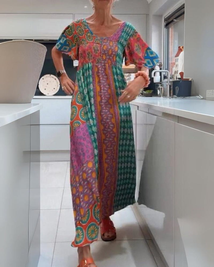 HERMINA - VESTIDO BOHEMIO COLOREADO