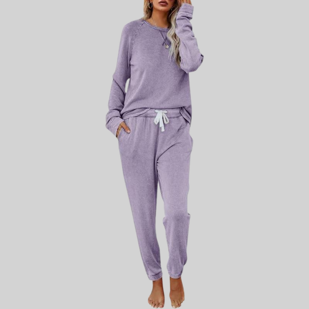 JOCELYN™ | Conjunto Casual de Manga Larga y Pantalones de Sudadera