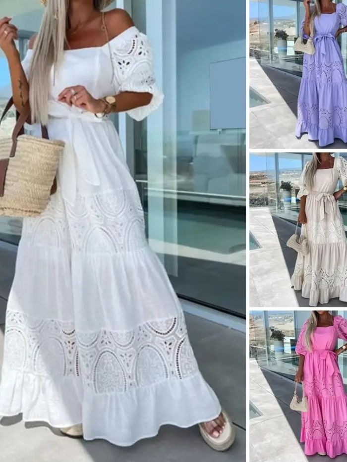 CHERVONNE - VESTIDO MAXI ELEGANT BREEZE