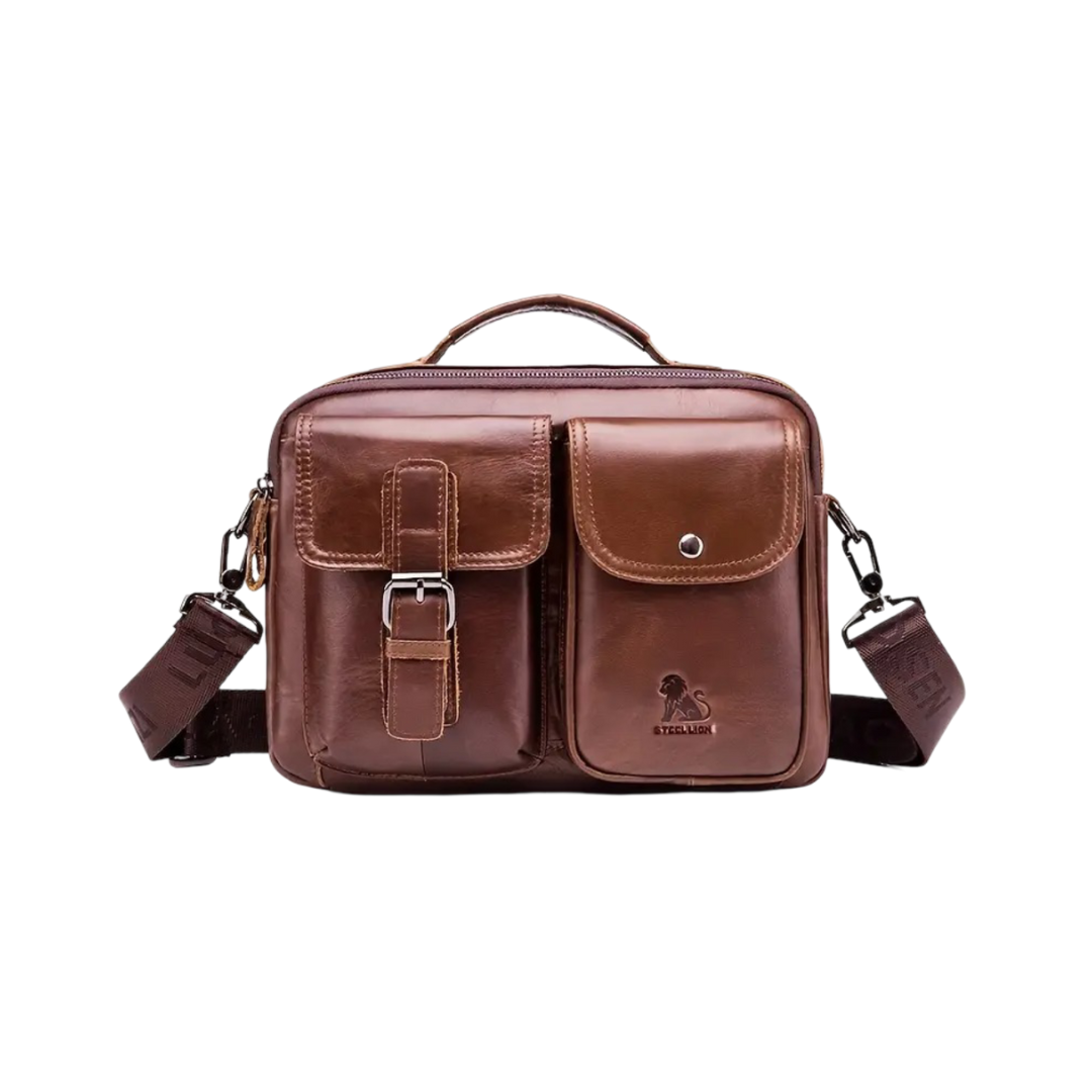 Grady | Bolso Clásico de Cuero para Hombro con Detalle de Hebilla Vintage