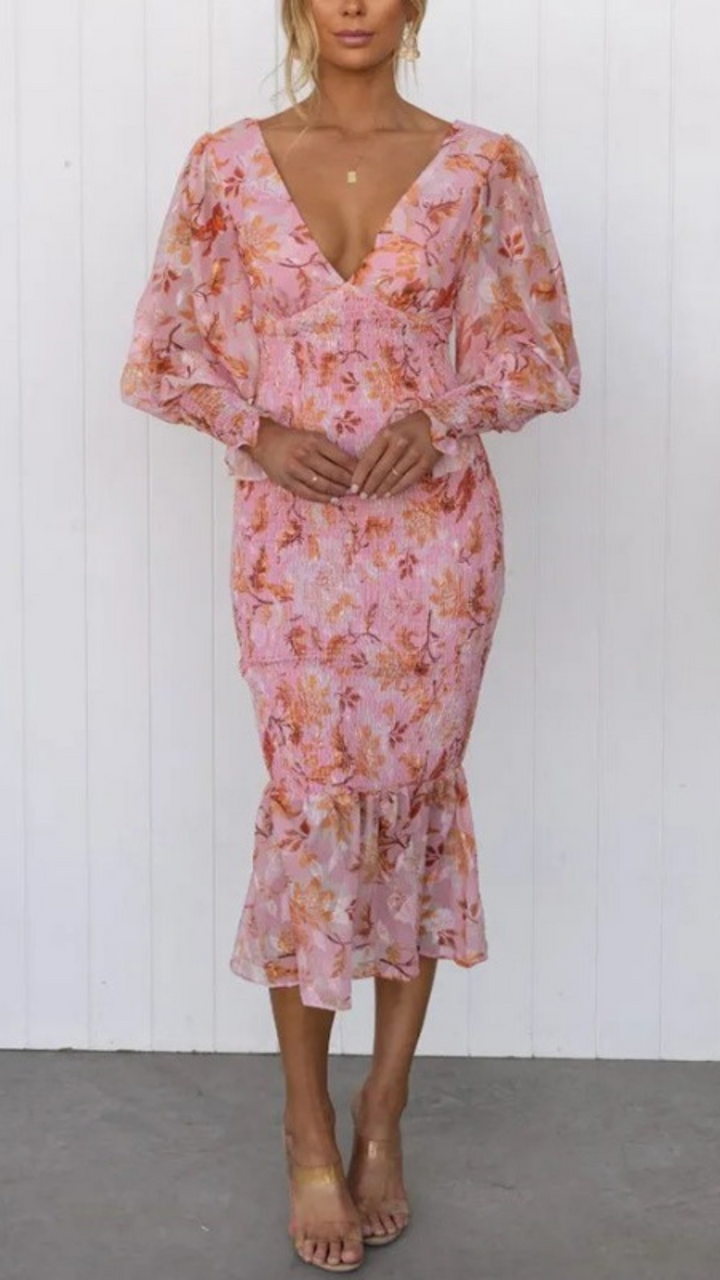 TARIE - VESTIDO CON ESCOTE EN V
