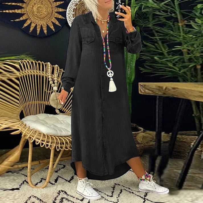 LARISSA - VESTIDO DE DENIM CÓMODO