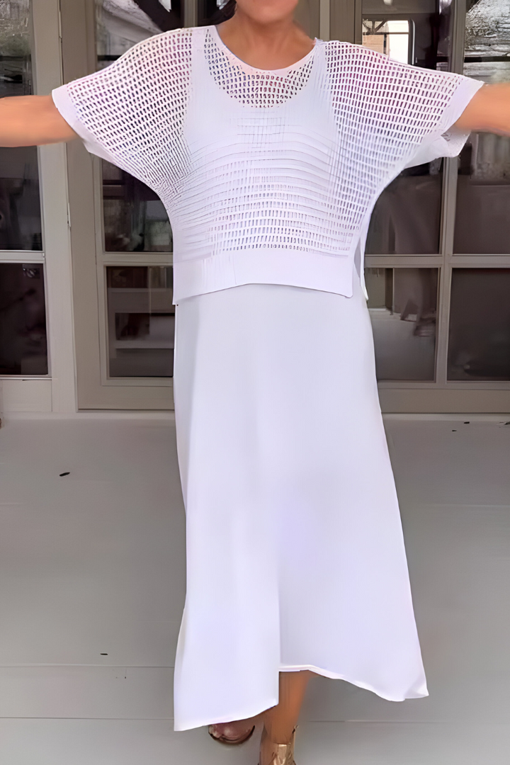 KEANNA - VESTIDO DE VERANO TEJIDO A LA LUZ DEL SOL