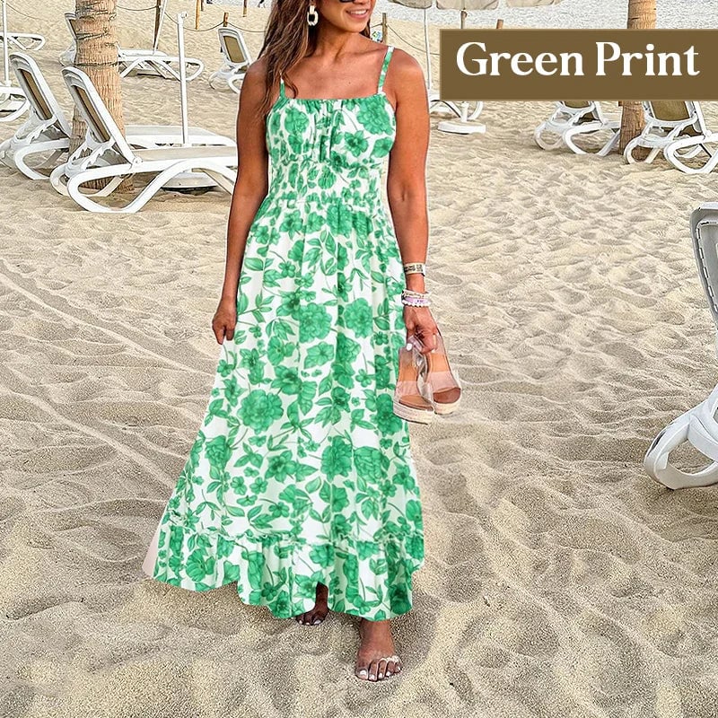 MONROE - VESTIDO MAXI CAMI FLORAL ELEGANTE