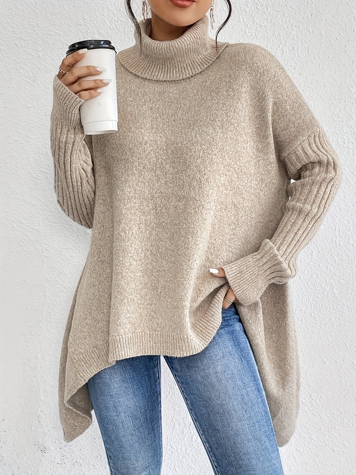 Isla | Suéter Oversized de Cuello Alto