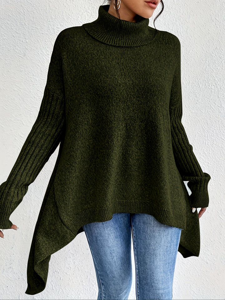 Isla | Suéter Oversized de Cuello Alto
