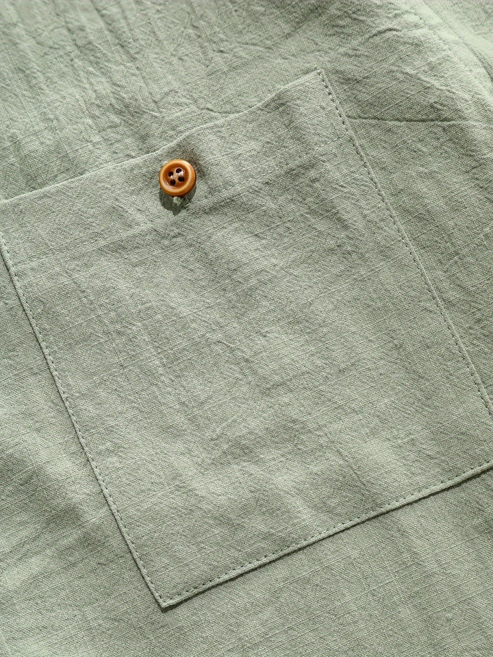MARCO - CAMISA CLÁSICA DE ALGODÓN CON BOLSILLO
