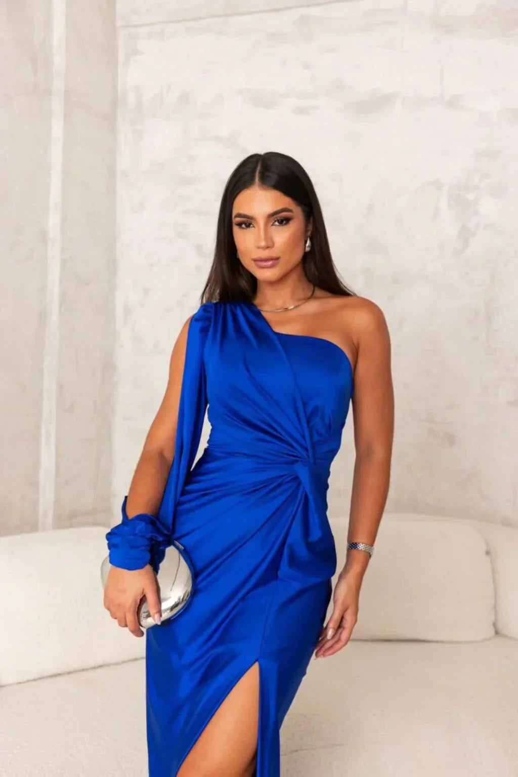 Alison - Vestido Maxi Elegante con Abertura