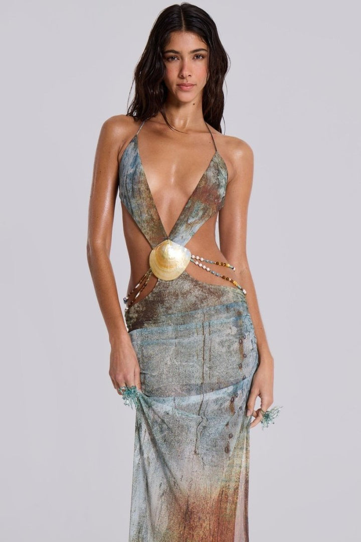 EVEREST - VESTIDO MAXI ESTILO TRIBU DE LA MODA