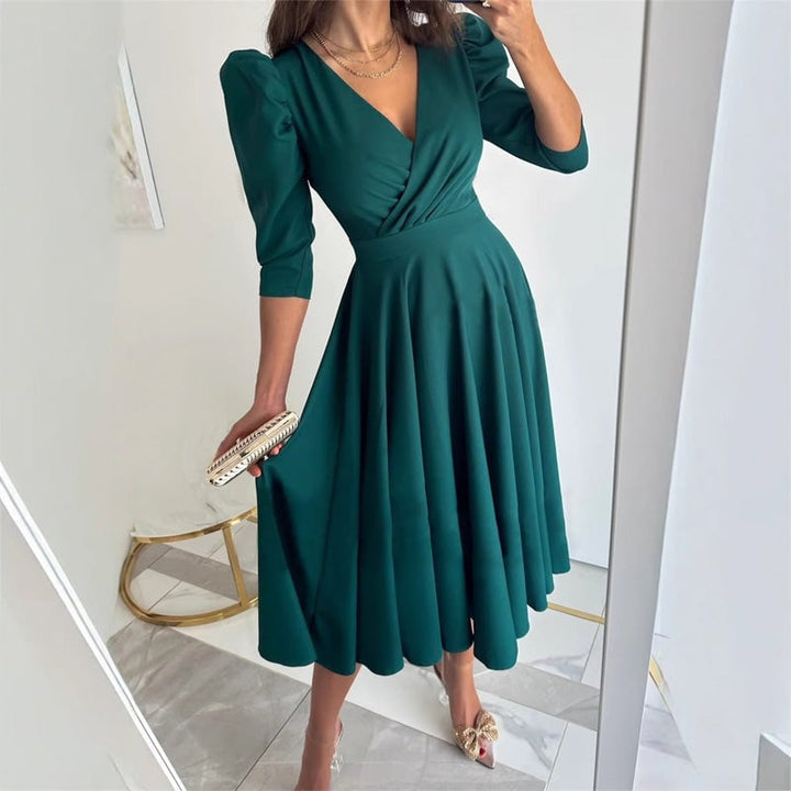 GOLA - VESTIDO MIDI QUE AFINA LA CINTURA