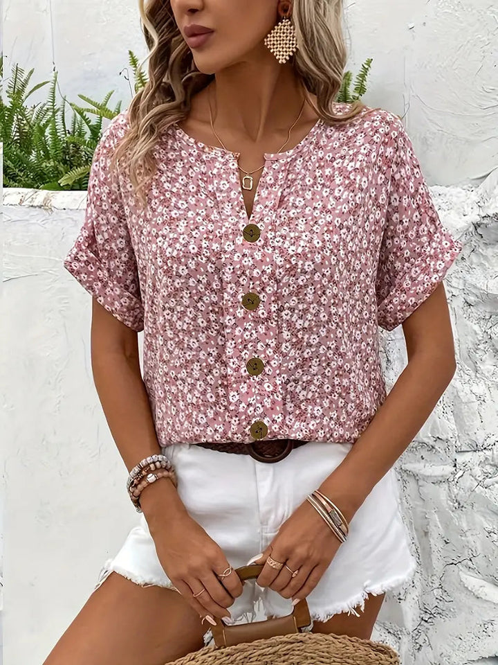 KATY - TOP DE SOL CON FLORES Y BOTONES