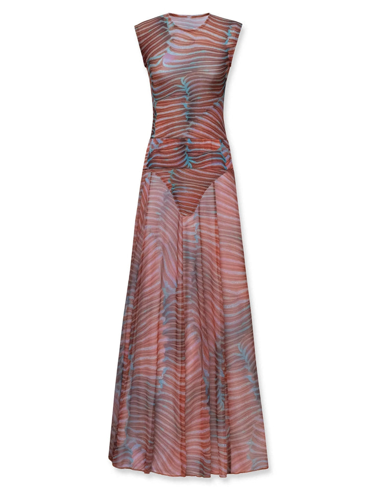 SEVYN - CONJUNTO ELEGANTE DE BODY CON FALDA LARGA