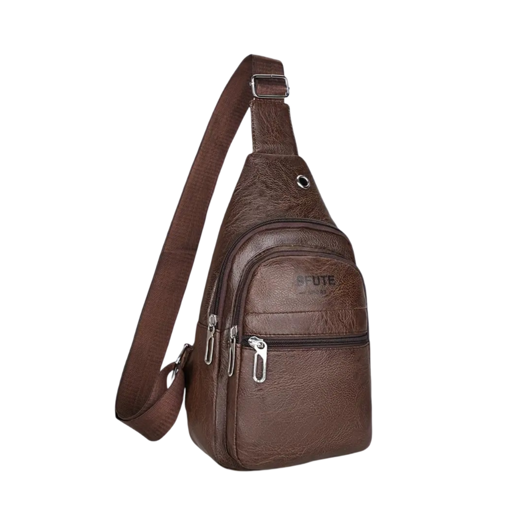 Joren | Bolsa tipo bandolera compacta con almacenamiento multi-cremallera