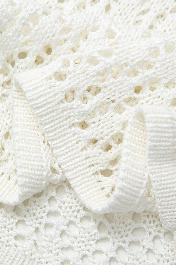 DARLY - VESTIDO BLANCO COSTERO CON TIRANTES