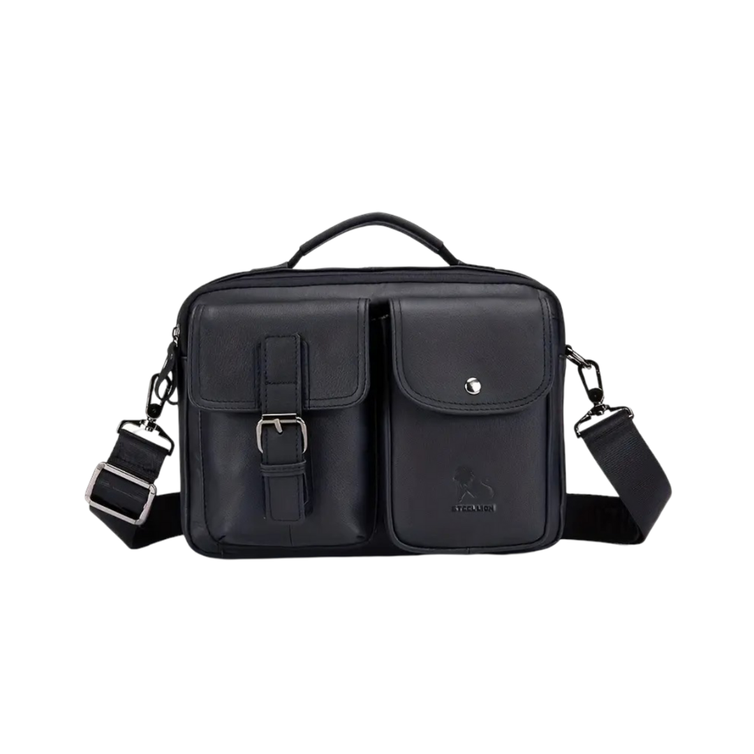Grady | Bolso Clásico de Cuero para Hombro con Detalle de Hebilla Vintage