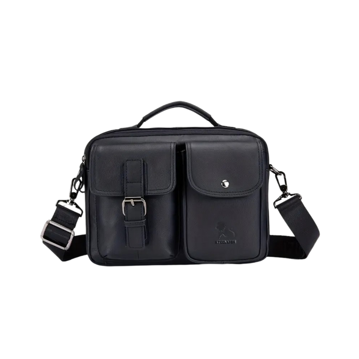 Grady | Bolso Clásico de Cuero para Hombro con Detalle de Hebilla Vintage