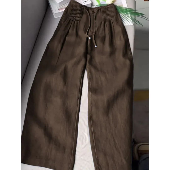 JULES - PANTALONES DE PIERNA ANCHA PLISADOS