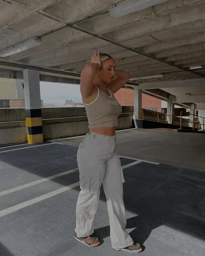 JUNIPER - PANTALONES CARGO FLEX RECTOS