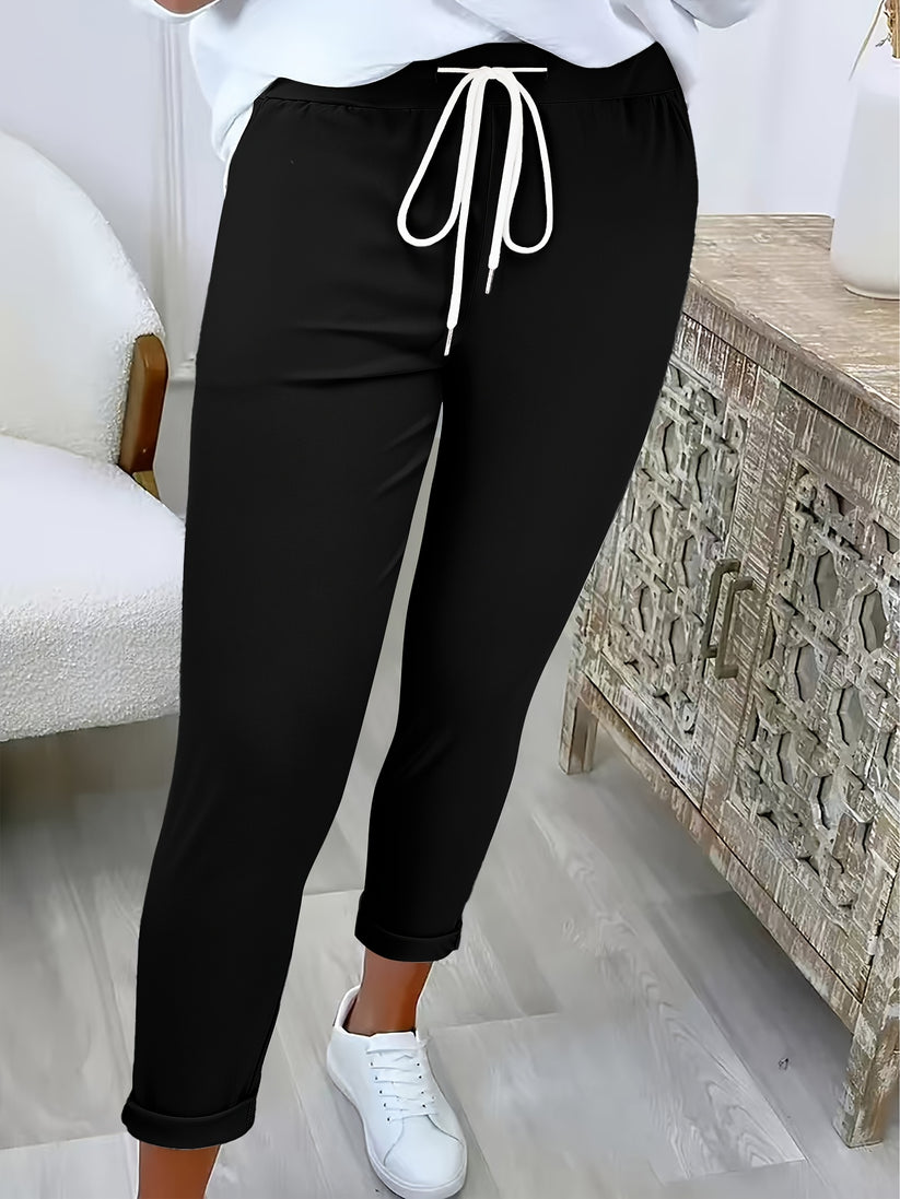 JAMIE - PANTALONES RELAJADOS CON CORDÓN