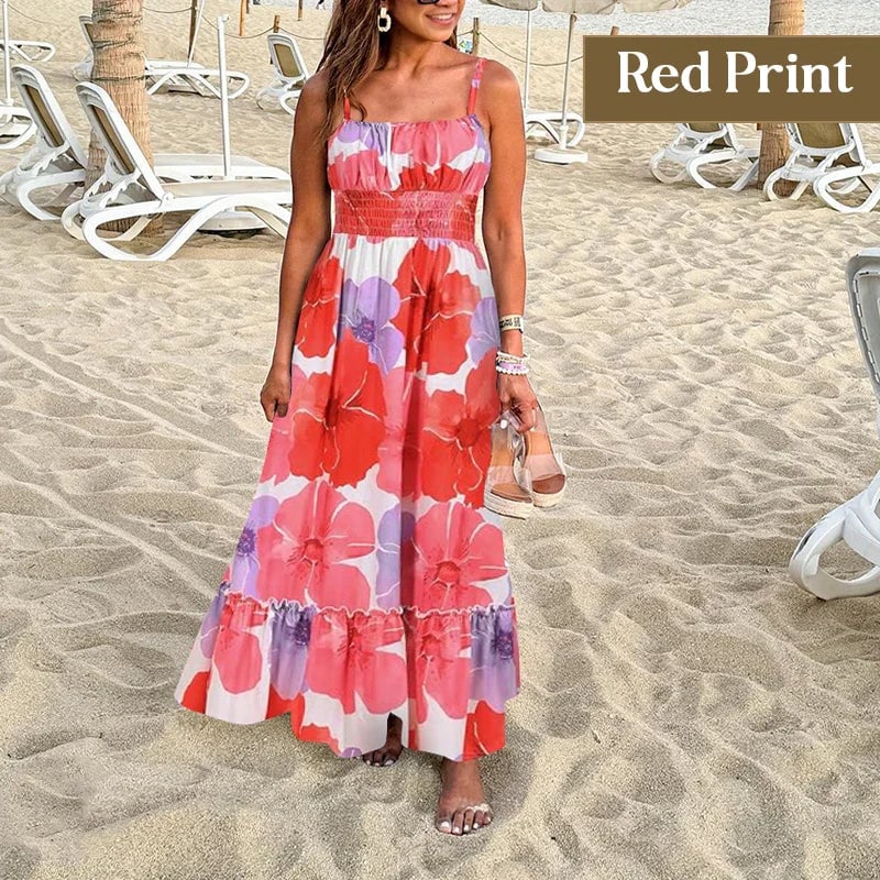 MONROE - VESTIDO MAXI CAMI FLORAL ELEGANTE
