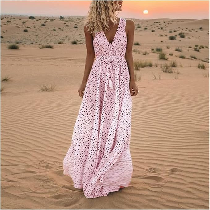 Gayle - Vestido Maxi Bohemio