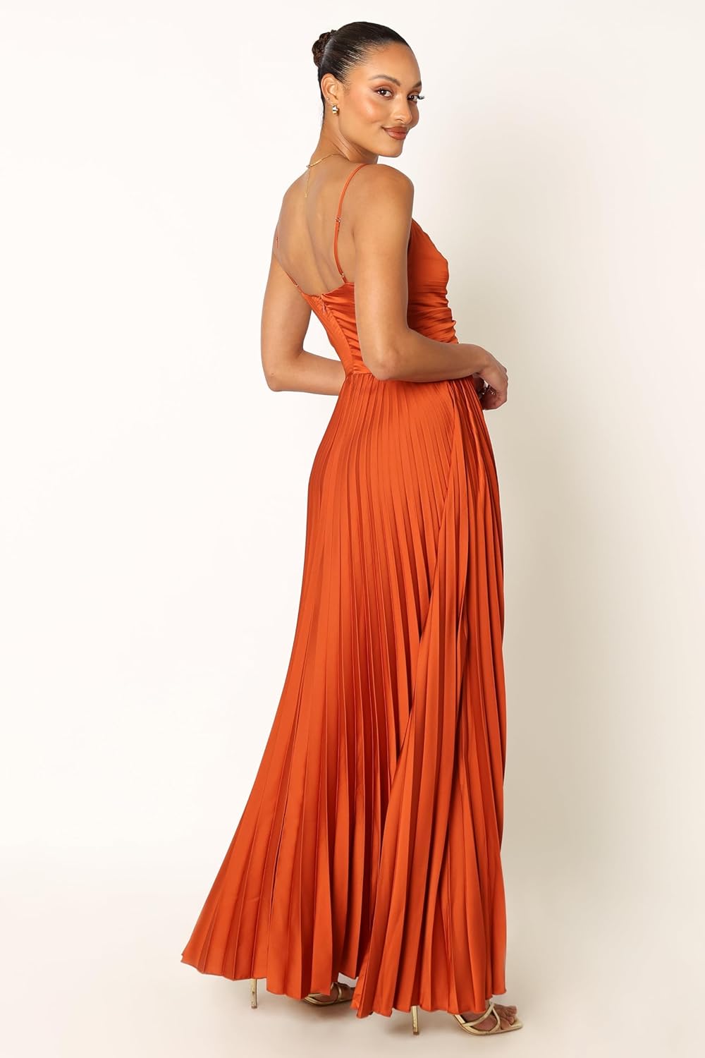 MIKA - VESTIDO MIDI FORMAL PLISADO