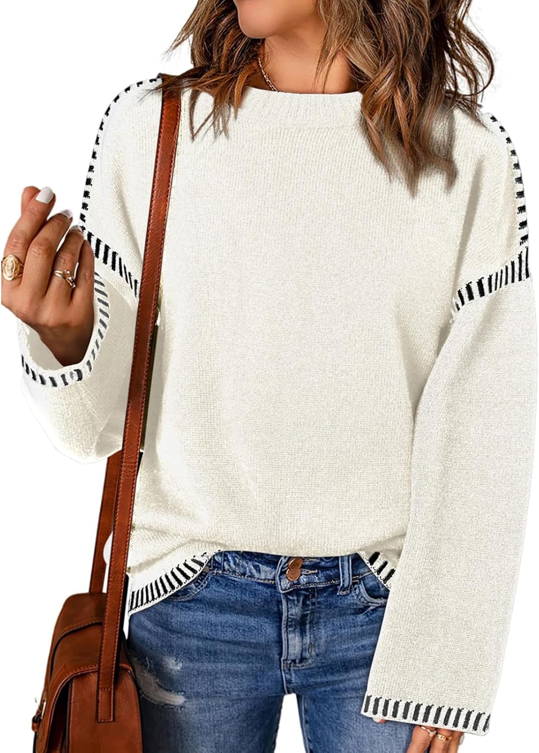 EVANIA - SUÉTER DE PUNTO OVERSIZED