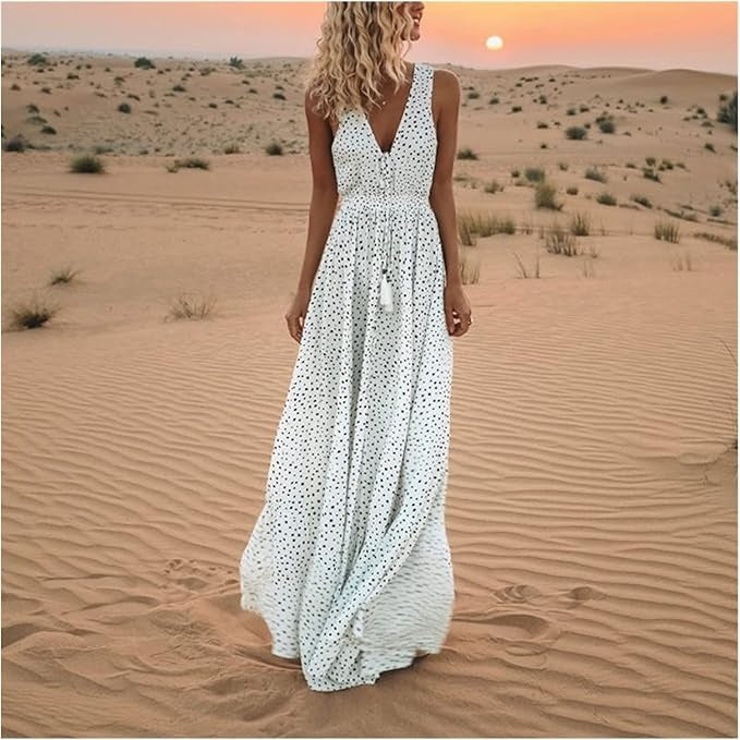 Gayle - Vestido Maxi Bohemio