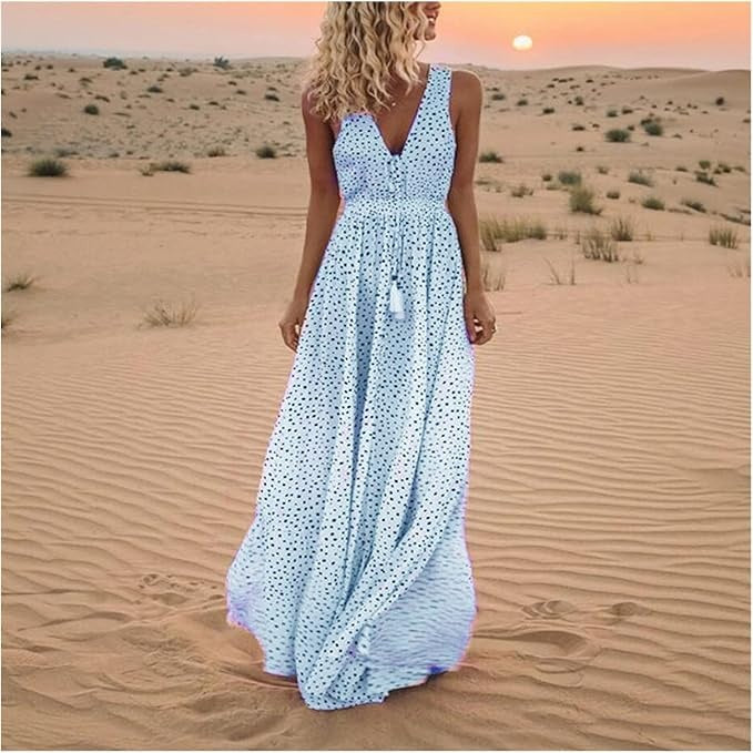 Gayle - Vestido Maxi Bohemio