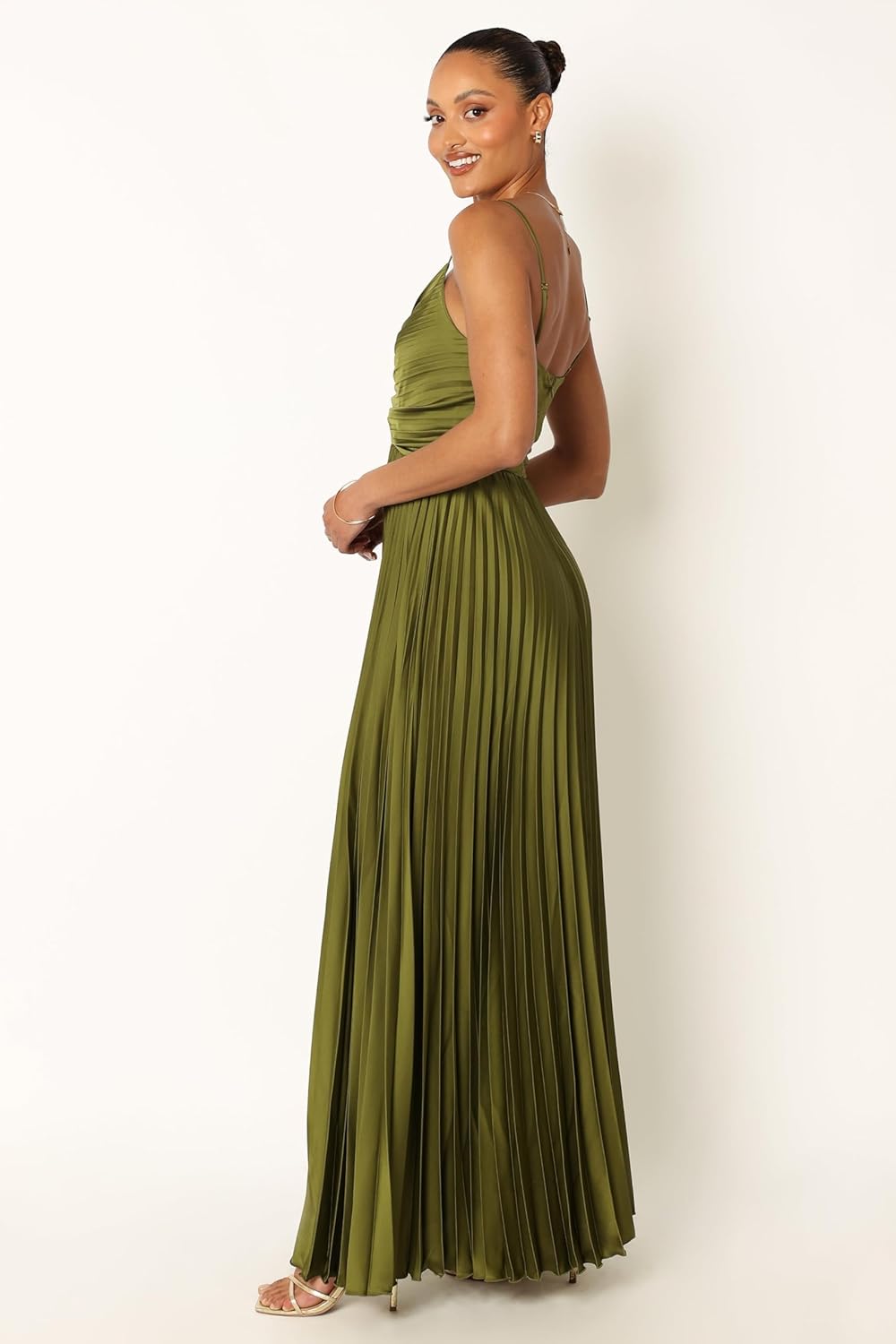 MIKA - VESTIDO MIDI FORMAL PLISADO
