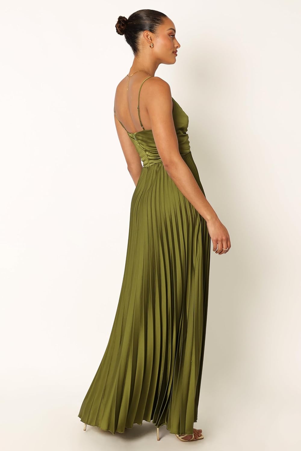 MIKA - VESTIDO MIDI FORMAL PLISADO