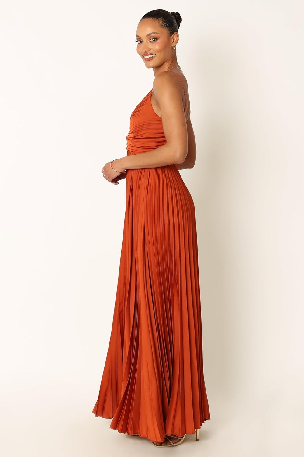 MIKA - VESTIDO MIDI FORMAL PLISADO