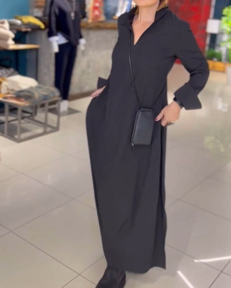 AVA - VESTIDO SUAVE DE LARGO ELÁSTICO