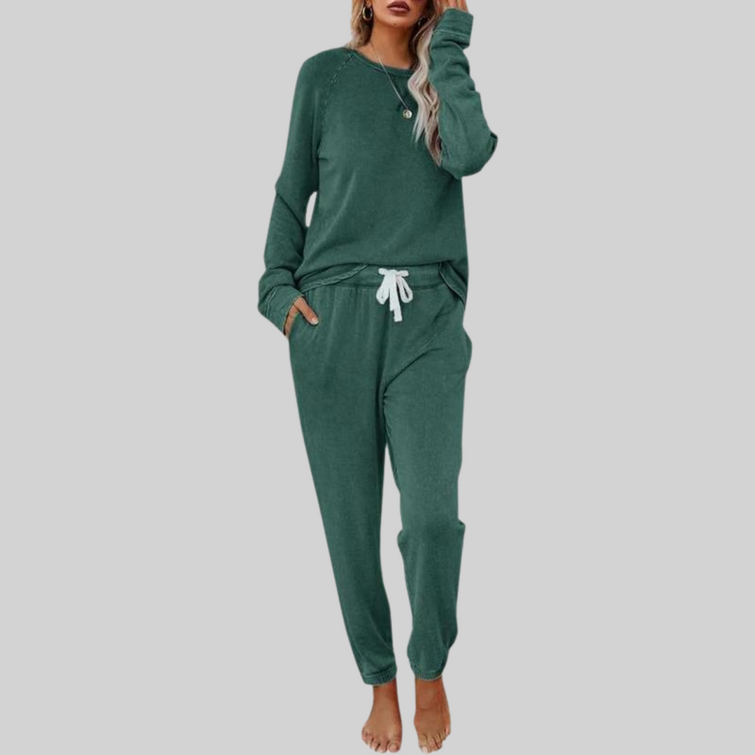 JOCELYN™ | Conjunto Casual de Manga Larga y Pantalones de Sudadera